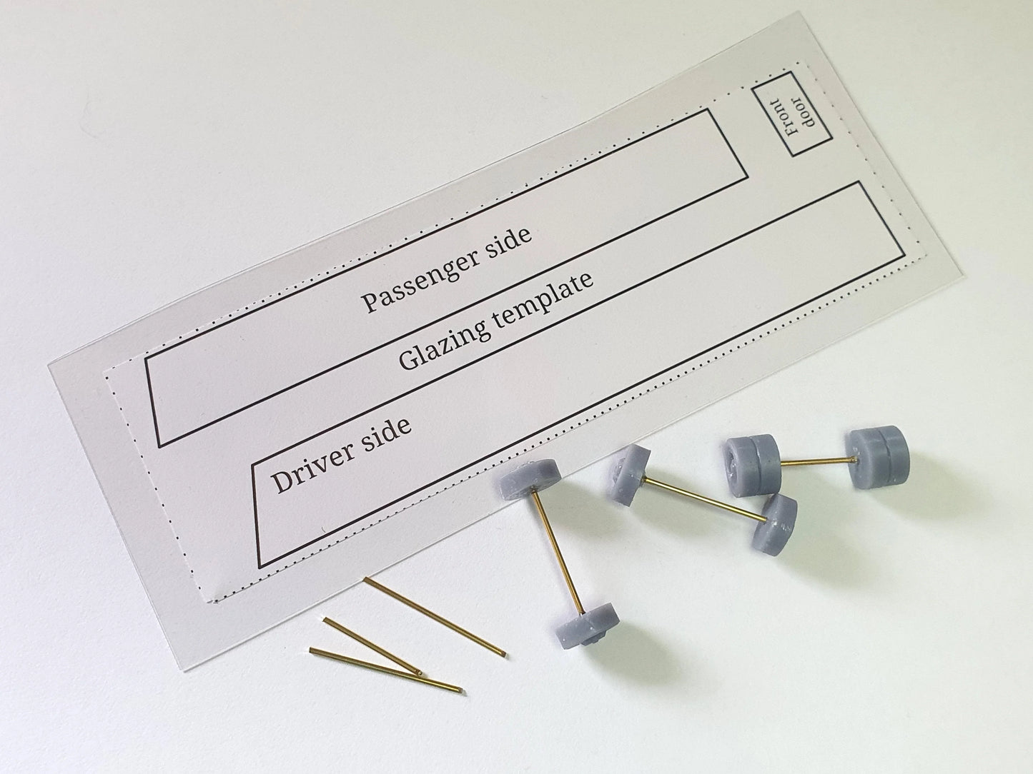 Image of the other items in the accessory pack for the Bedford VAL - Three Peaks Models