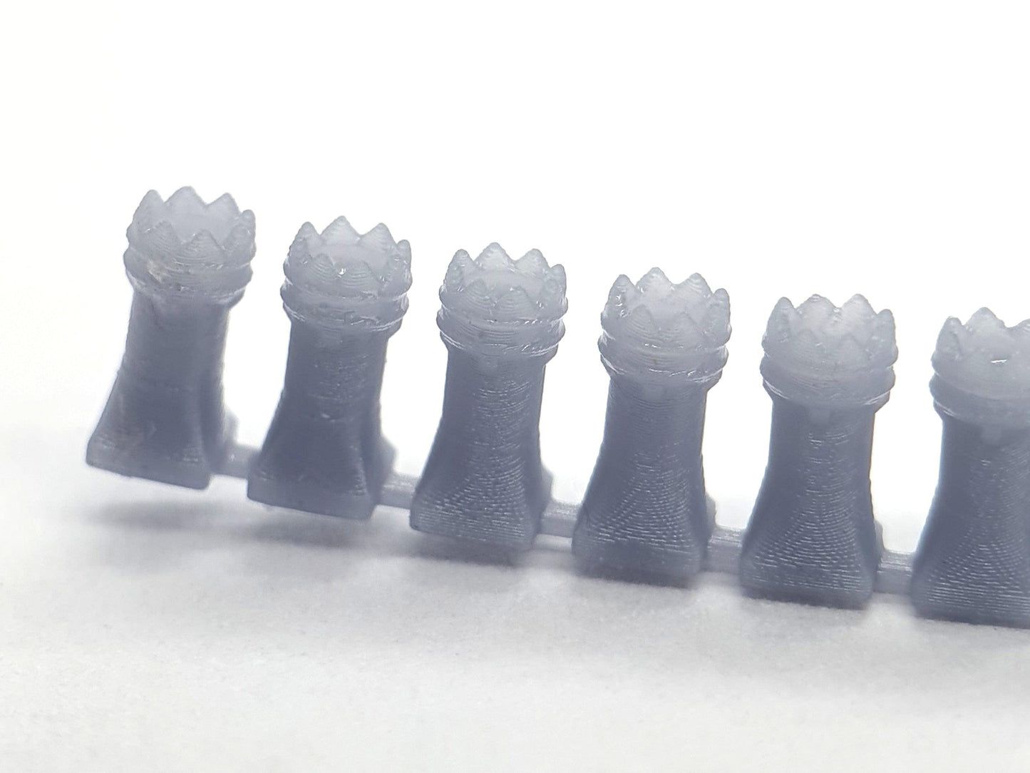 N gauge, 2mm, scale model bishop top chimney pots - Three Peaks Models