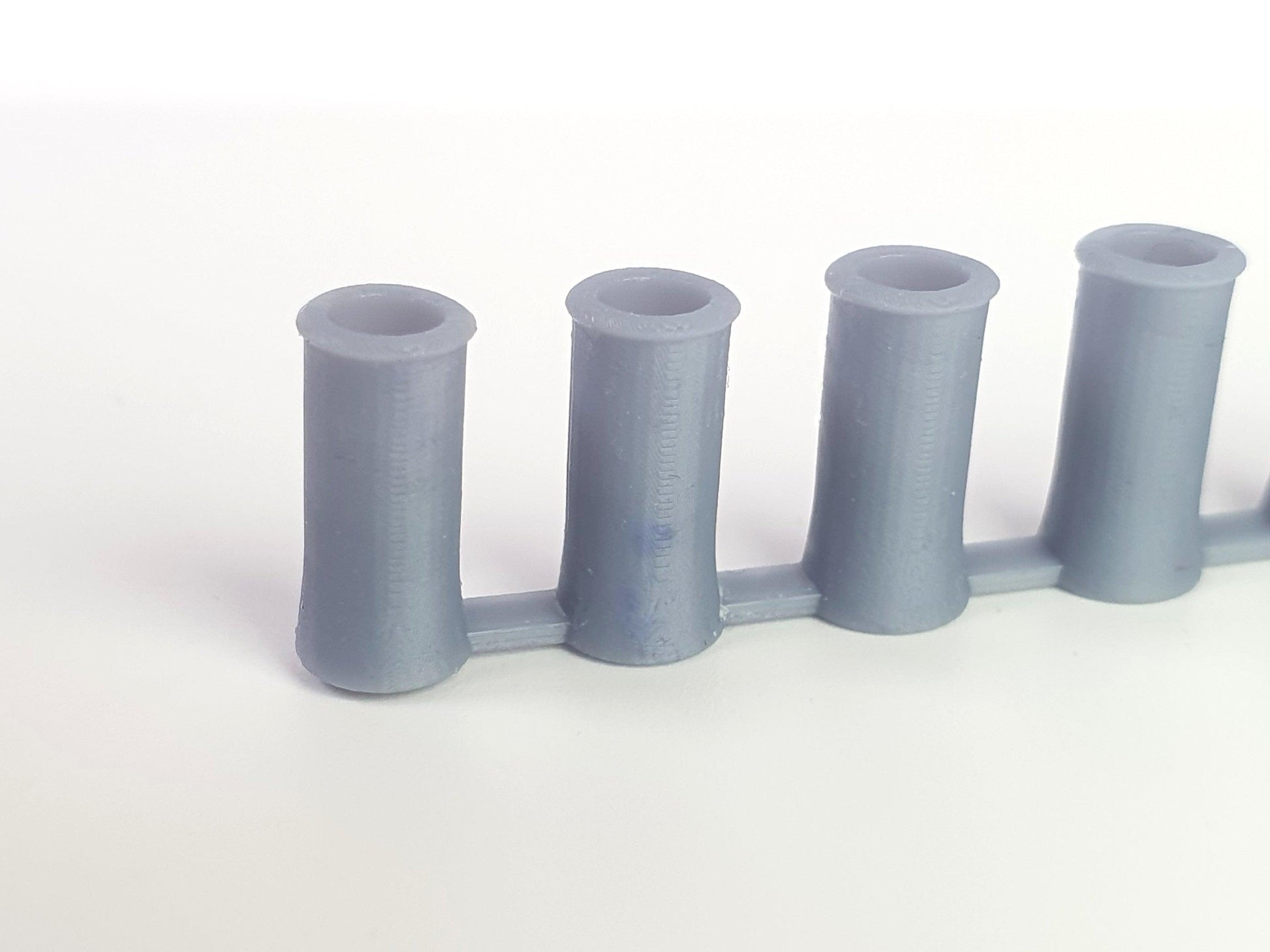 O gauge, 7mm, scale model tapered roll top chimney pots - Three Peaks Models