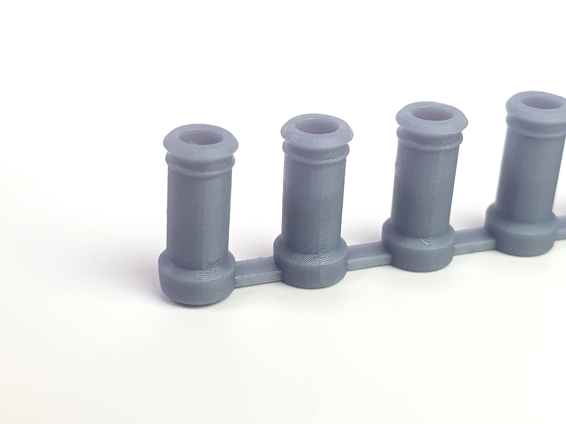 O gauge, 7mm, scale model stepped cannon chimney pots - Three Peaks Models
