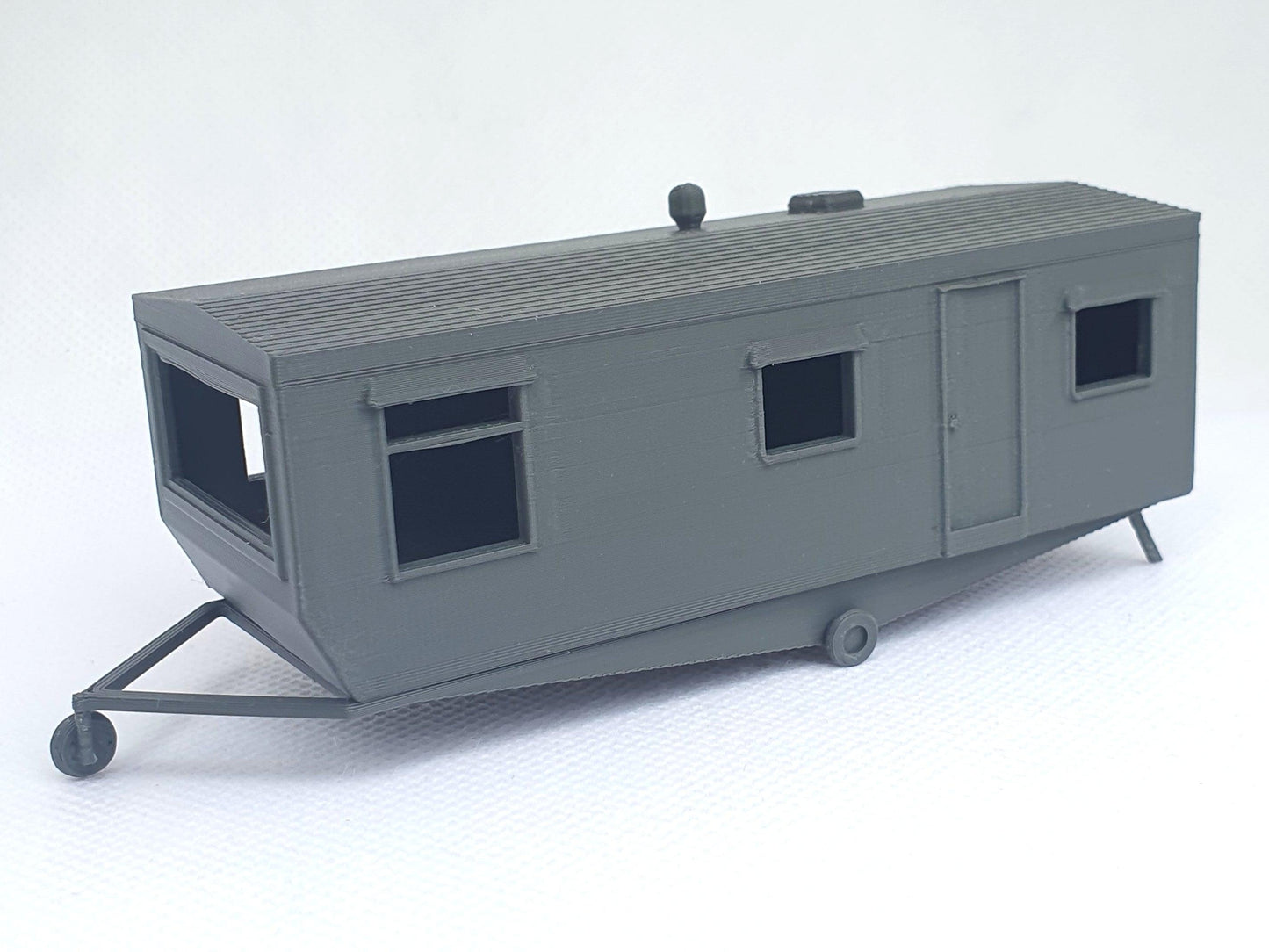 Static caravan OO gauge scale model - Three peaks models