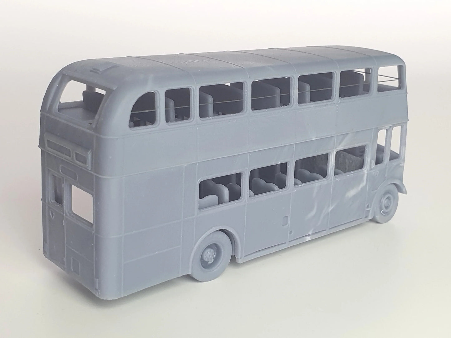 Rear view of scale model bus kit of 782 a Barton rebodied Leyland Tiger PS1/1 in OO 1:76 - Three Peaks Models