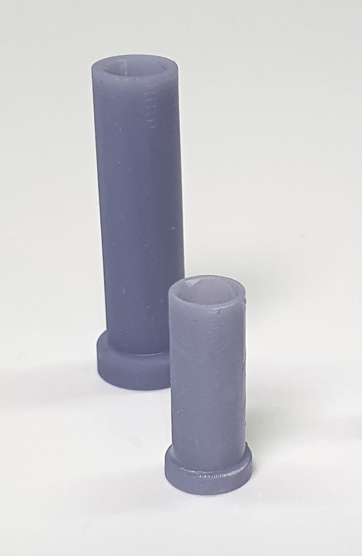 Unpainted examples of scale model O scale clay pipes - Three Peaks Models