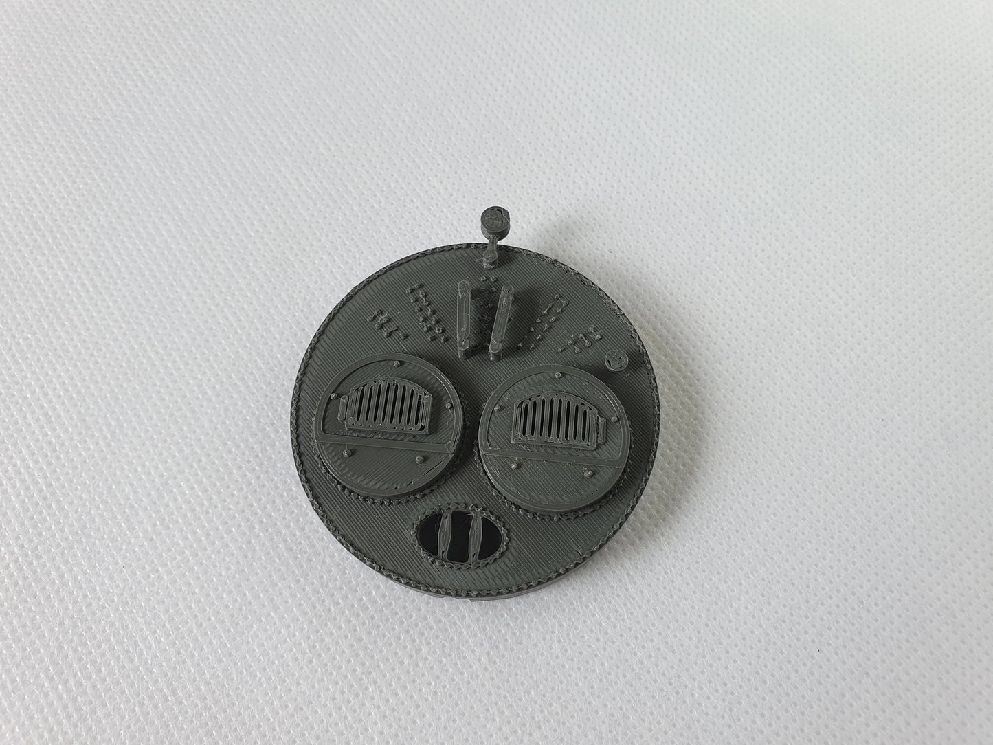 O gauge scale model of a lancashire boiler front - Three Peaks Models