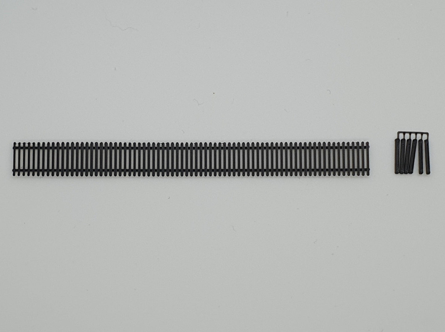 TT gauge scale model 3ft high wooden picket fence - Three Peaks Models