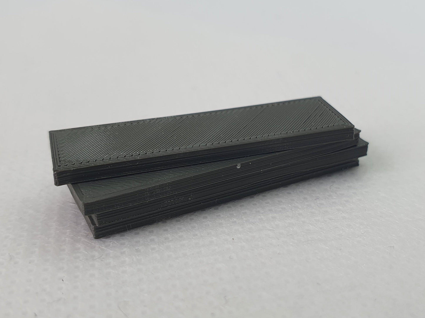 N gauge unpainted scale models of four 5m steel slabs -Three Peaks Models