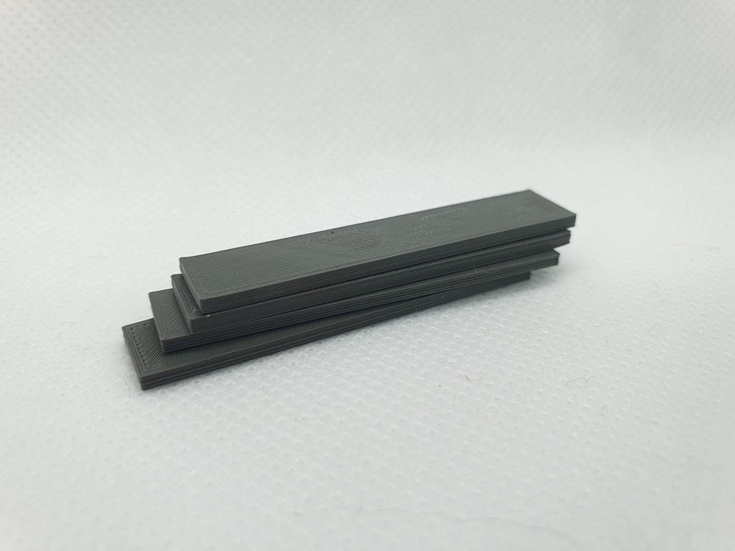 N gauge unpainted scale models of four 9m steel slabs -Three Peaks Models