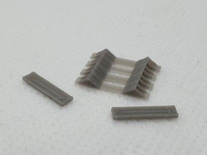 Kit of parts for steel coil cradle, type 2 - N gauge - Three Peaks Models