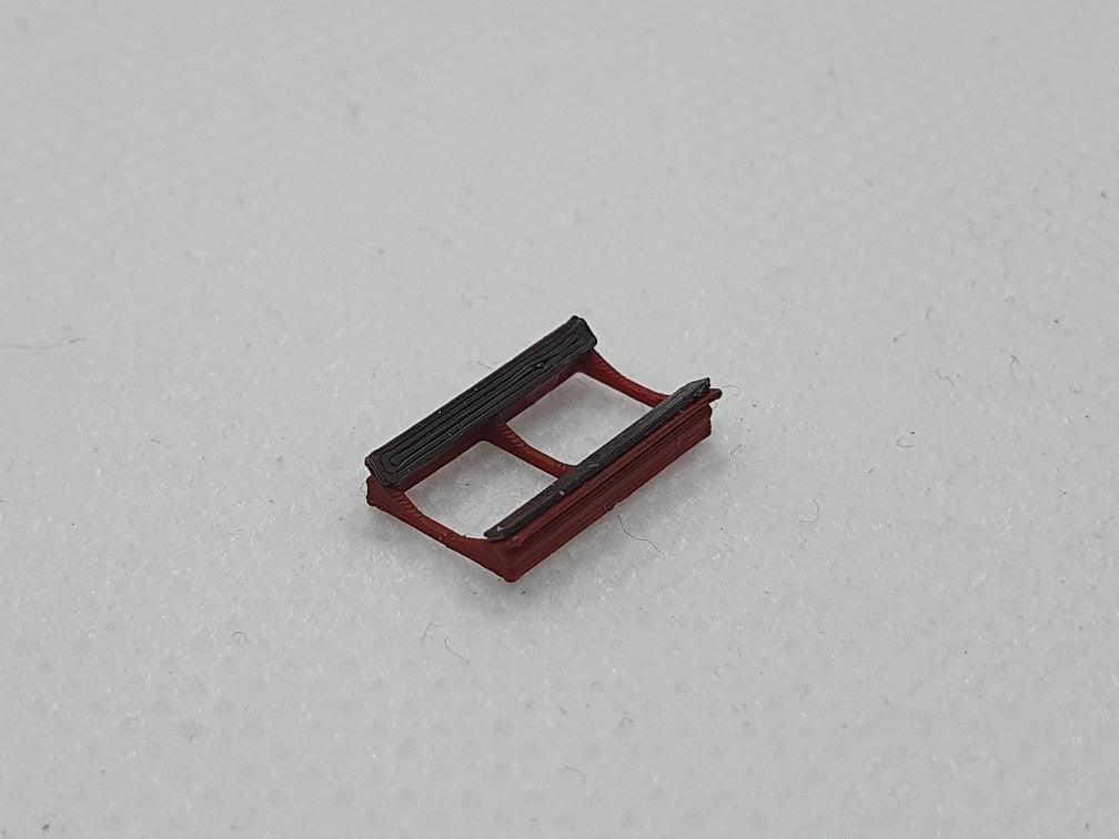 Steel coil cradle, type 1 - OO TT N gauge - Three Peaks Models