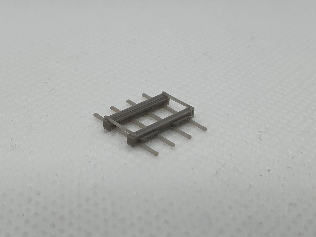N gauge steel coil cradle scale model - type 3 - Three Peaks Models