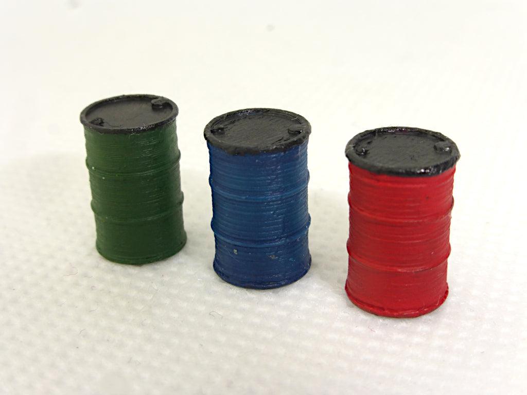 45 gallon drums or barrels - OO TT N gauge - Three Peaks Models