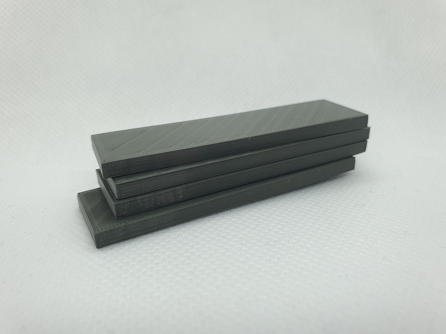 OO gauge unpainted scale models of four 5m steel slabs -Three Peaks Models