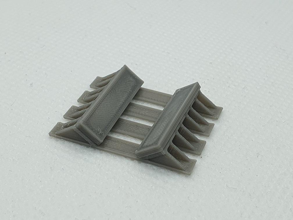 OO Steel coil cradle scale model - type 2 - Three Peaks Models