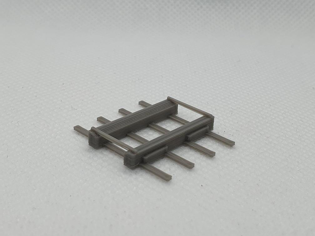 OO Steel coil cradle scale model - type 3 - Three Peaks Models
