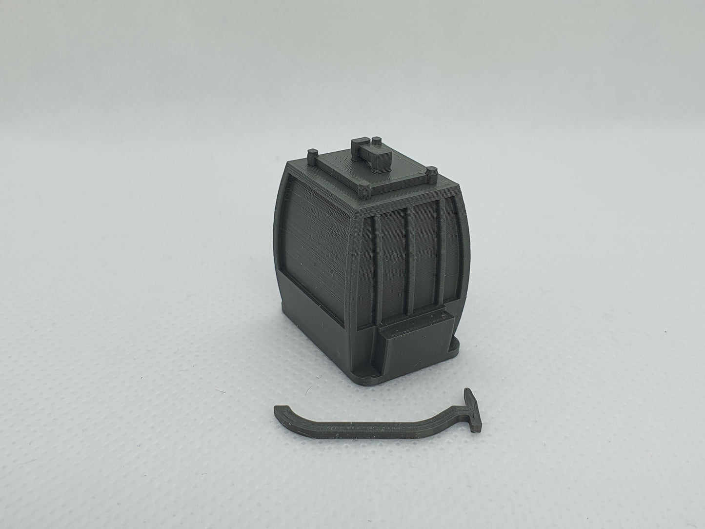 Parts for the scale model of a cable car - Three Peaks Models