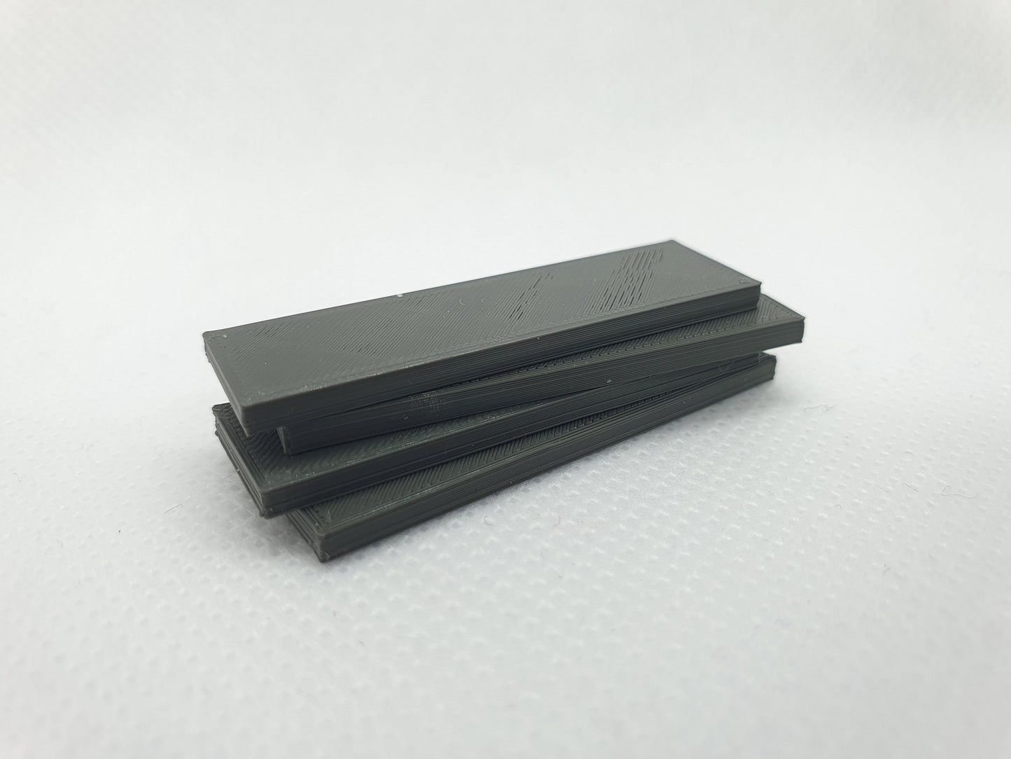 TT gauge unpainted scale models of four 5m steel slabs -Three Peaks Models