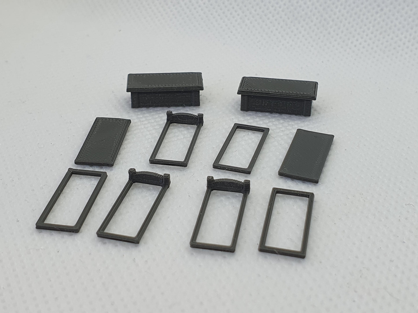 TT scale models of tombs, grave slabs, and grave curbs - Three Peaks Models