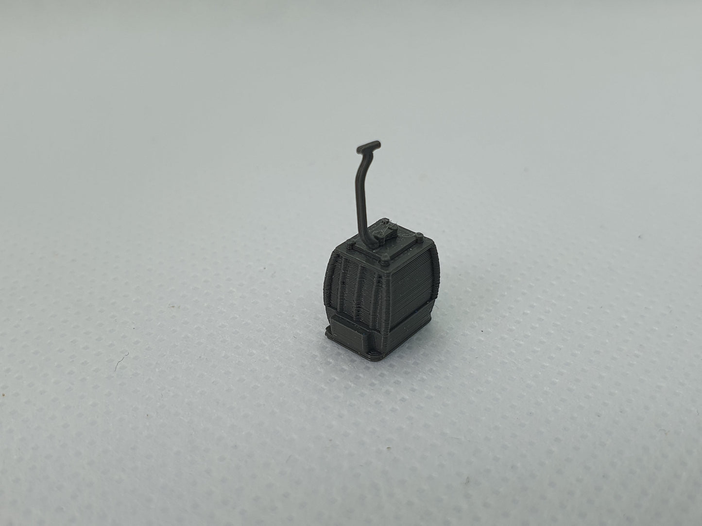 Z gauge scale model of gondola cable car - Three Peaks Models