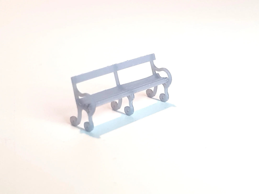 Station platform benches in L&Y design - available in O OO N gauge ...