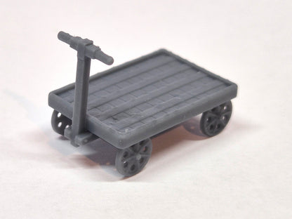 OO gauge scale model platform trolley - Three Peaks Models