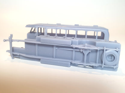 Chassis underside on the Barton Leyland Lion LT5 scale bus model - Three Peaks Models