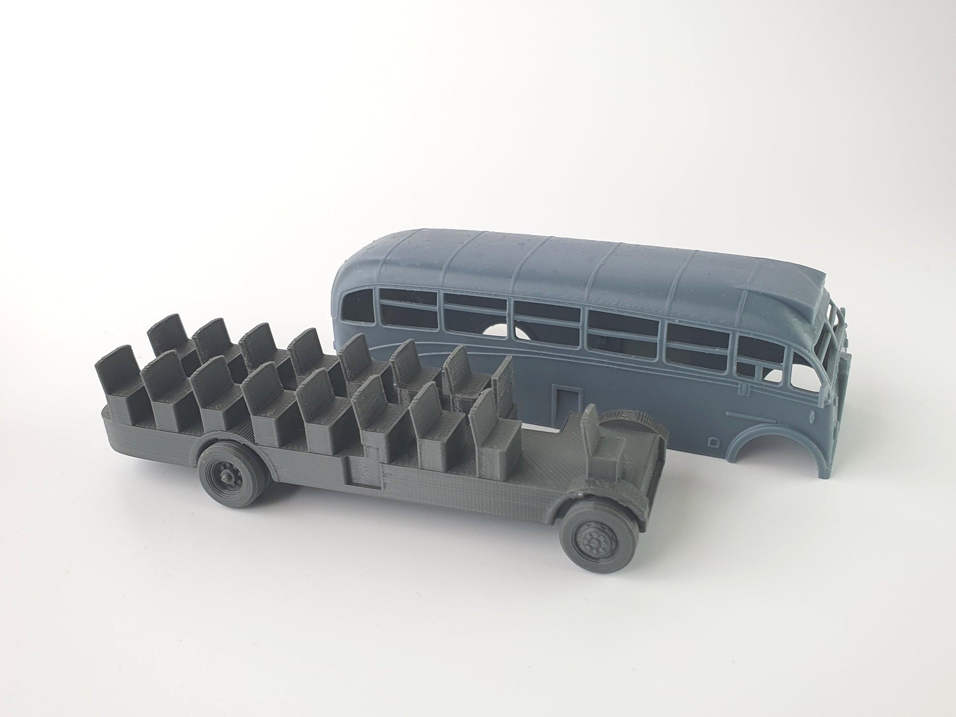 Kit parts for OO Albion Victor bus - Three Peaks Models