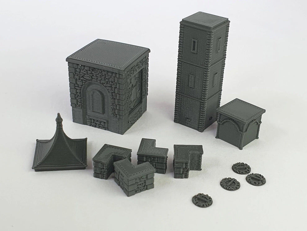 Clock tower scale model kit for model railways - O, OO, TT and N gauge ...