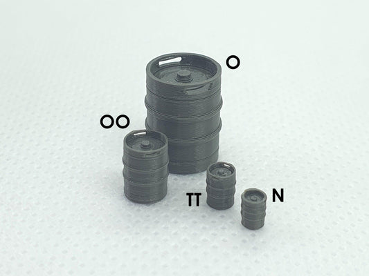 Scale model beer kegs in O, OO, TT and N gauge - Three Peaks Models