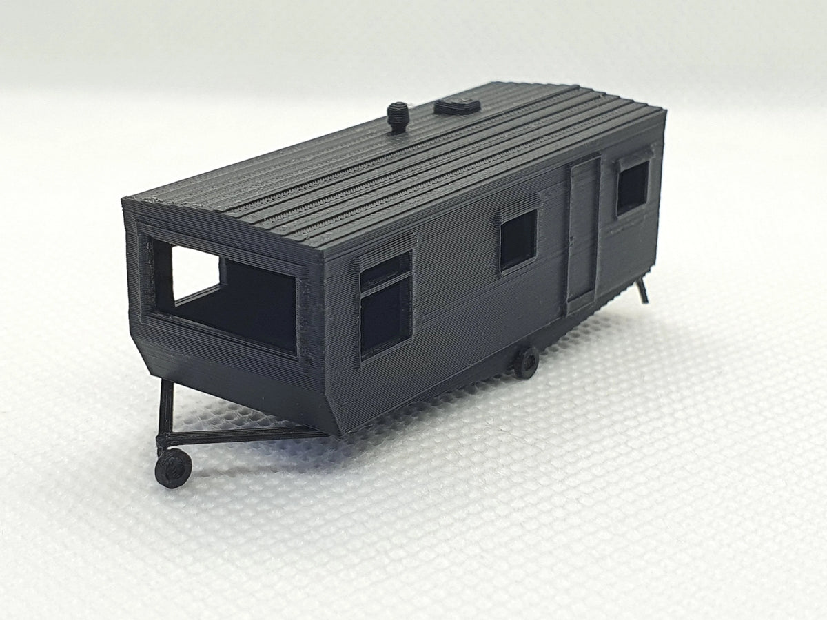 Static caravan (1970s) scale model - OO TT and N gauge - 3D printed ...