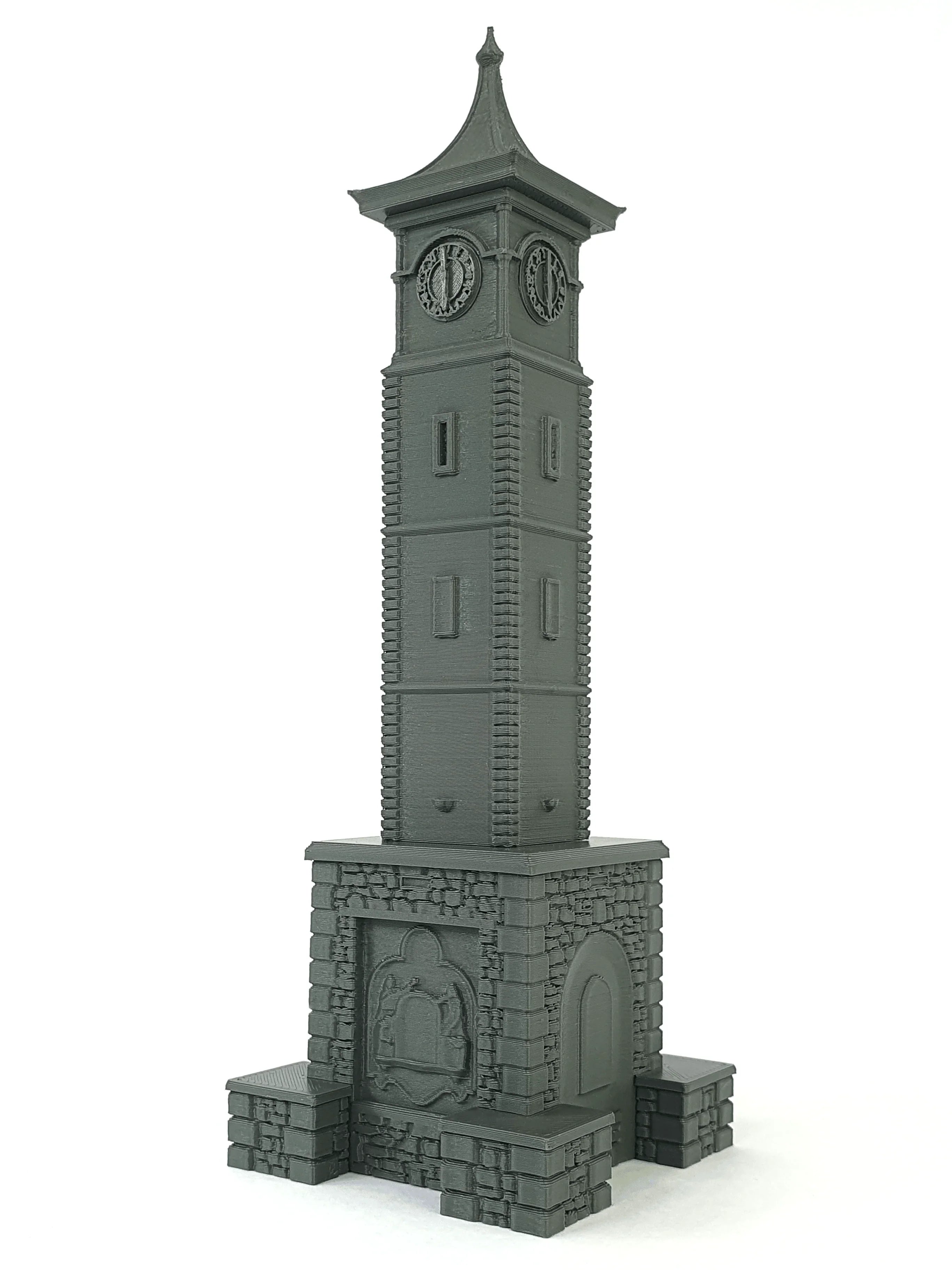 Tower Model Kit Clock tower scale model kit for model railways - O, OO, TT and N gauge ...