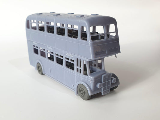 OO (1:76) scale model of a Coventry Maudslay Regent bus viewed from the front - Three Peaks Models