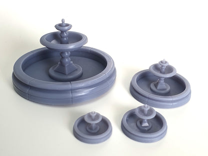 Water fountain scale model