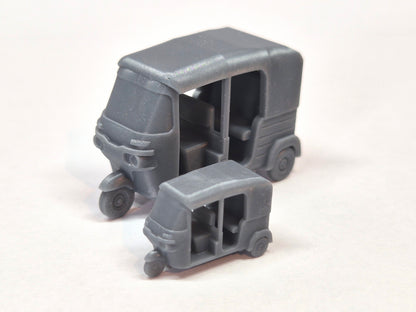 Two scale model tuk tuks - Three Peaks Models