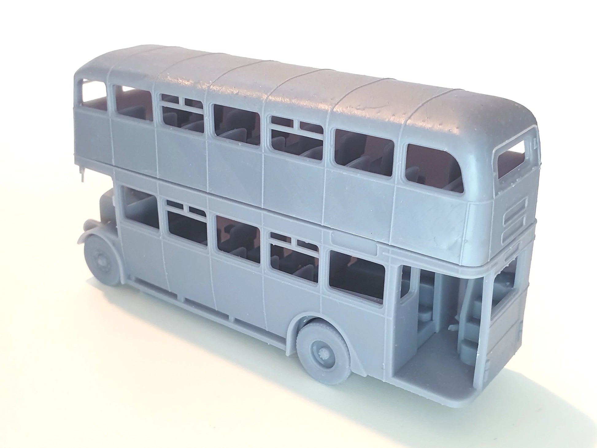 Side view of scale model Coventry Daimler CVG6 bus with Metro-Cammell body - Three Peaks Models