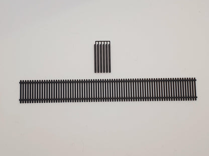 OO gauge scale model 4ft high wooden picket fence - Three Peaks Models