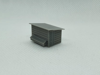 N scale model of a chicken coop - Three Peaks Models