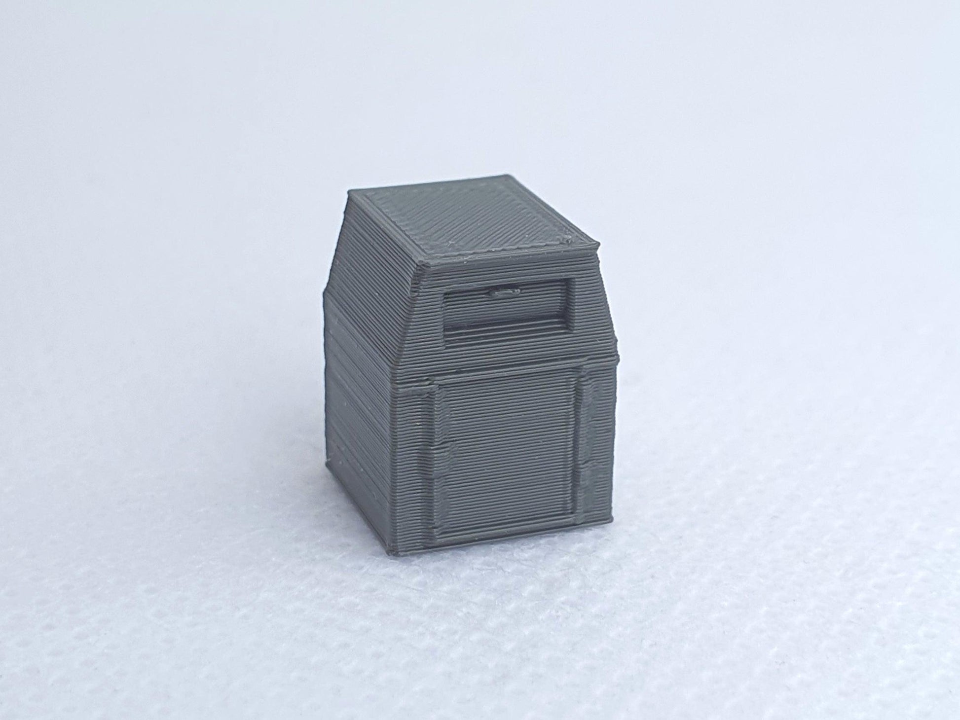 N gauge scale model clothes recycling bin - Three Peaks Models