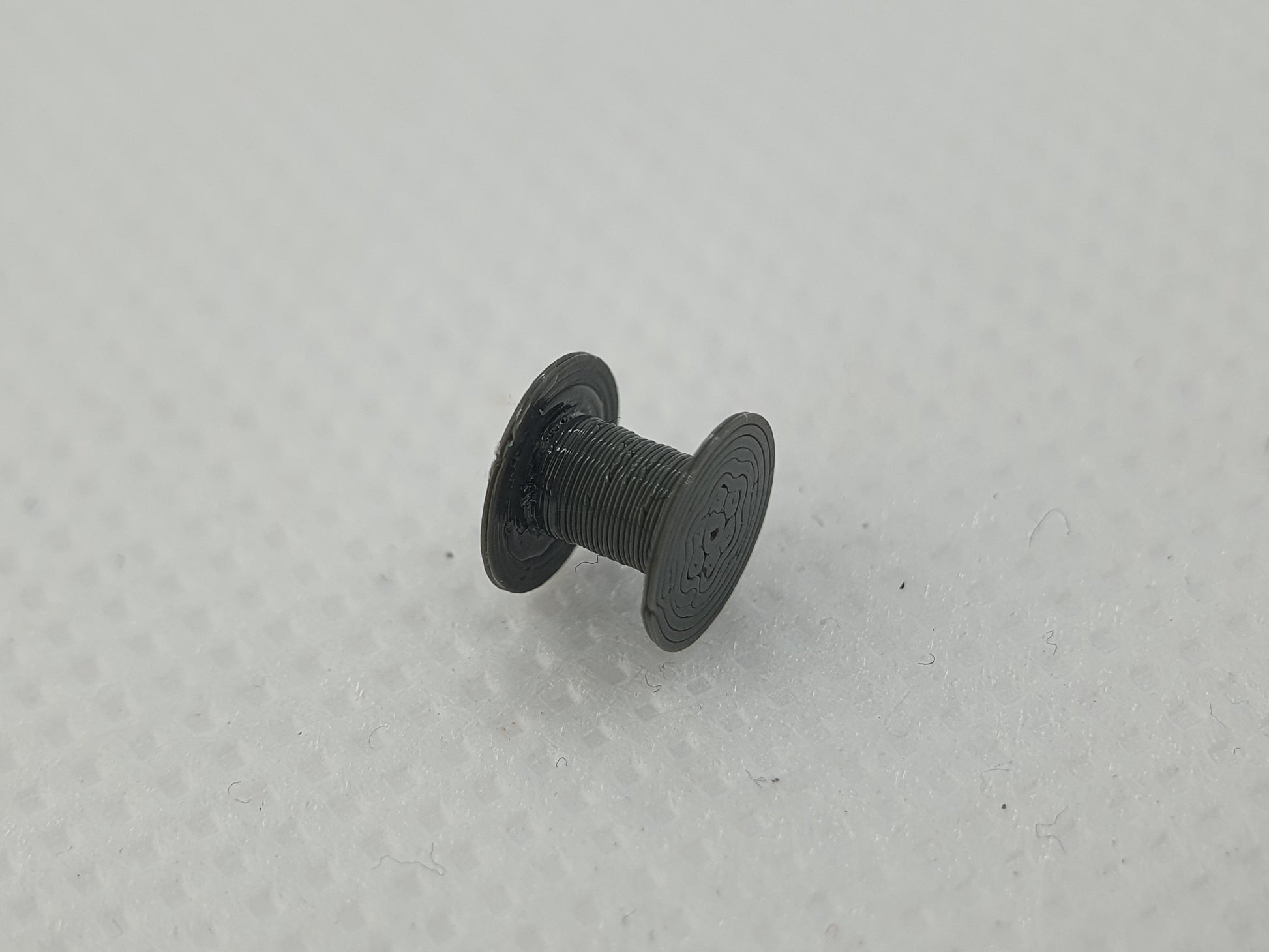 N gauge scale model of an empty cable drum - Three Peaks Models