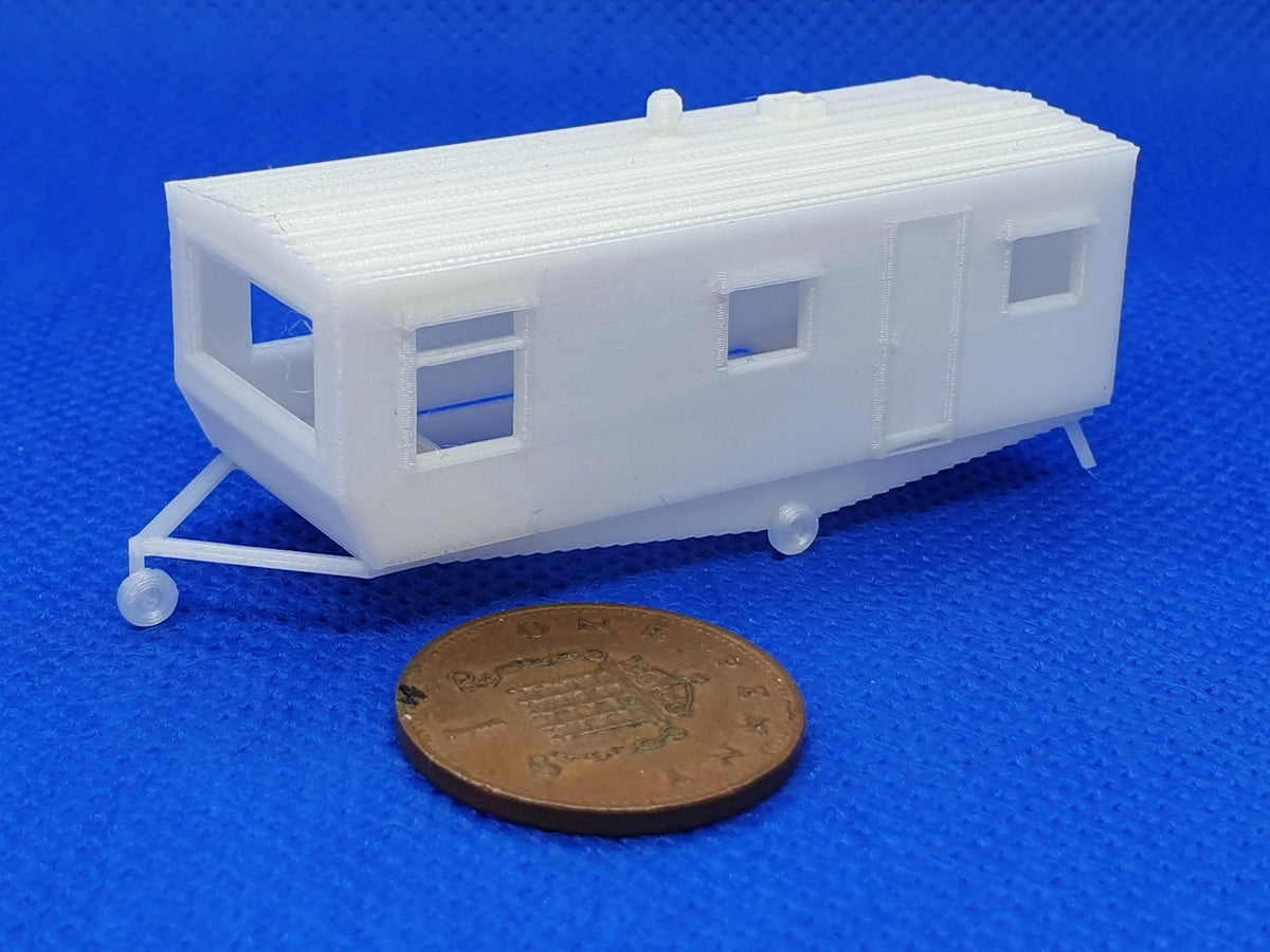 Static caravan (1970s) scale model - OO TT and N gauge - 3D printed ...