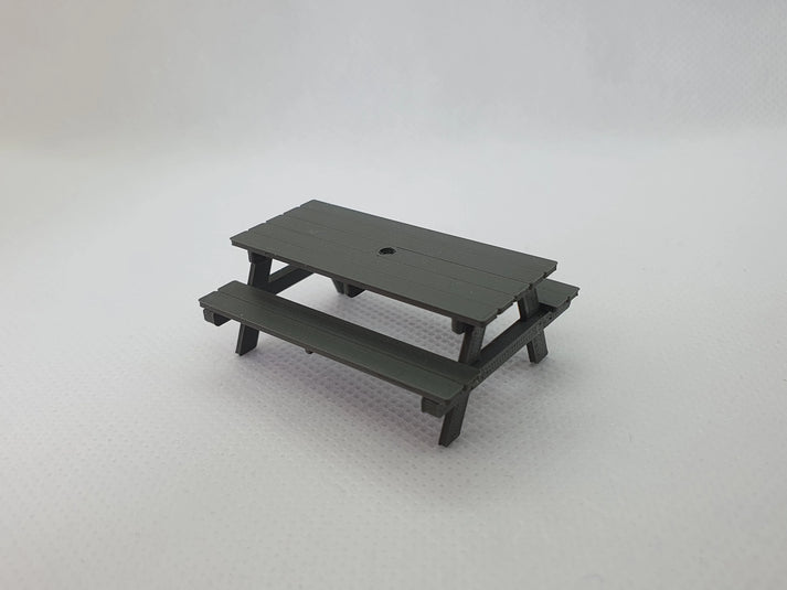 Picnic table scale model kit (set of 4) - O, OO, TT and N gauge – Three ...