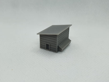 TT scale model of a chicken coop - Three Peaks Models