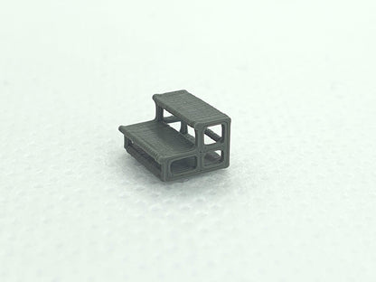 TT120 gauge scale model metal caravan steps - Three Peaks Models