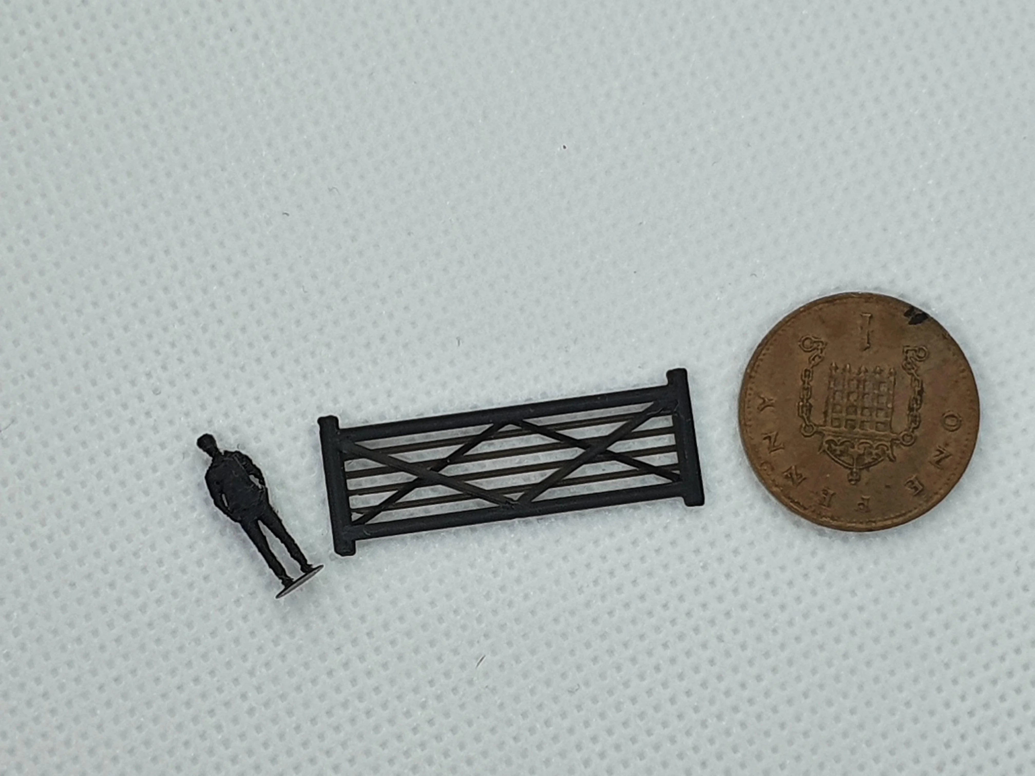 Wooden farm field gate scale model for model railways - O OO TT N gauge ...